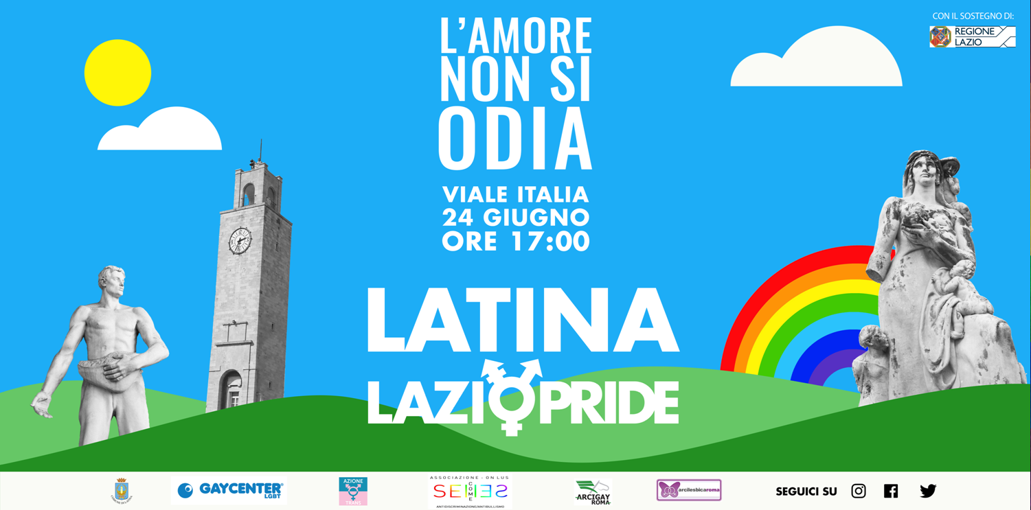 Lazio Pride: collegamento video con Tiziano Ferro durante la manifestazione