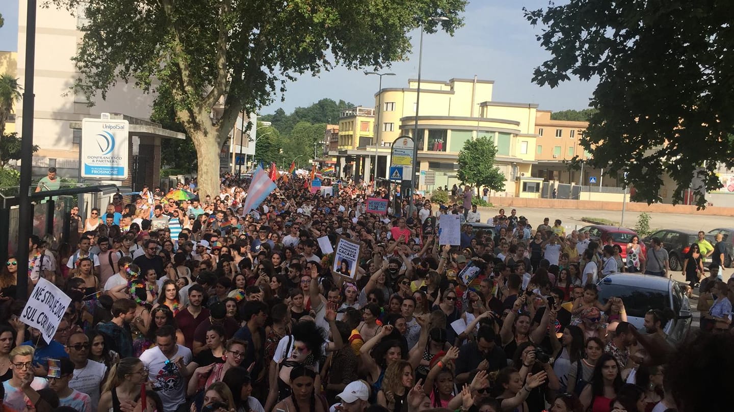 Lazio Pride: 8000 presenze a Frosinone. Libero Pride in Libero Stato